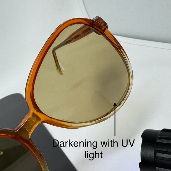 Big SUNGLASSES Corning Optics PHOTOCHROMIC Very RARE Before Serengeti main image 9